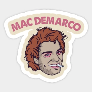 Mac DeMarco Original Illustration Design Sticker